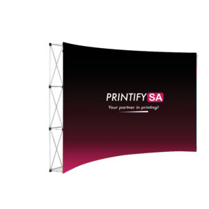 curved wall banner